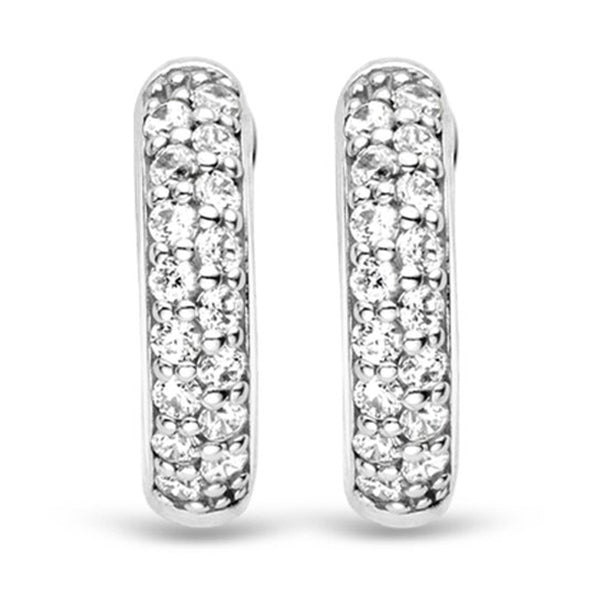 Ti Sento Cubic Zirconia Silver Earrings - Michael Jones Jeweller