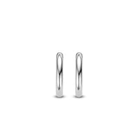 Ti Sento Plain Silver 20mm Hoop Earrings