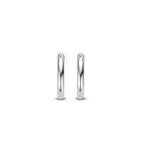 Ti Sento Plain Silver 20mm Hoop Earrings