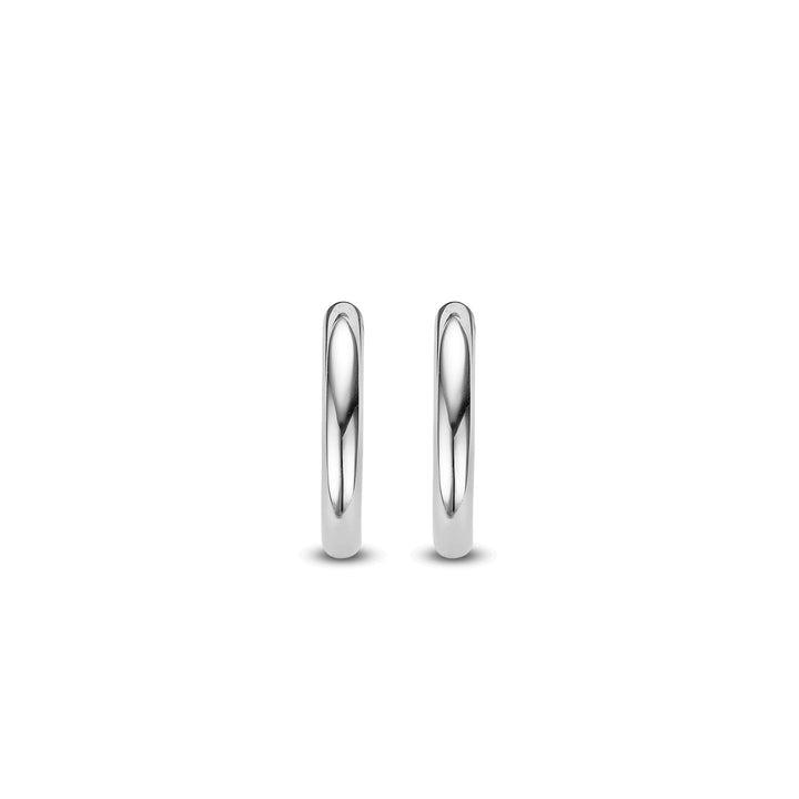 Ti Sento Plain Silver 20mm Hoop Earrings