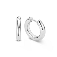 Ti Sento Silver Plain Hoop Earrings