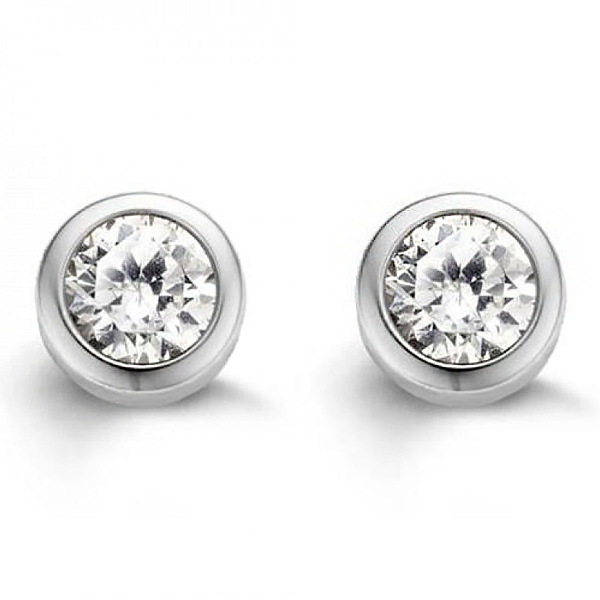 Ti Sento Cubic Zirconia Silver Earrings