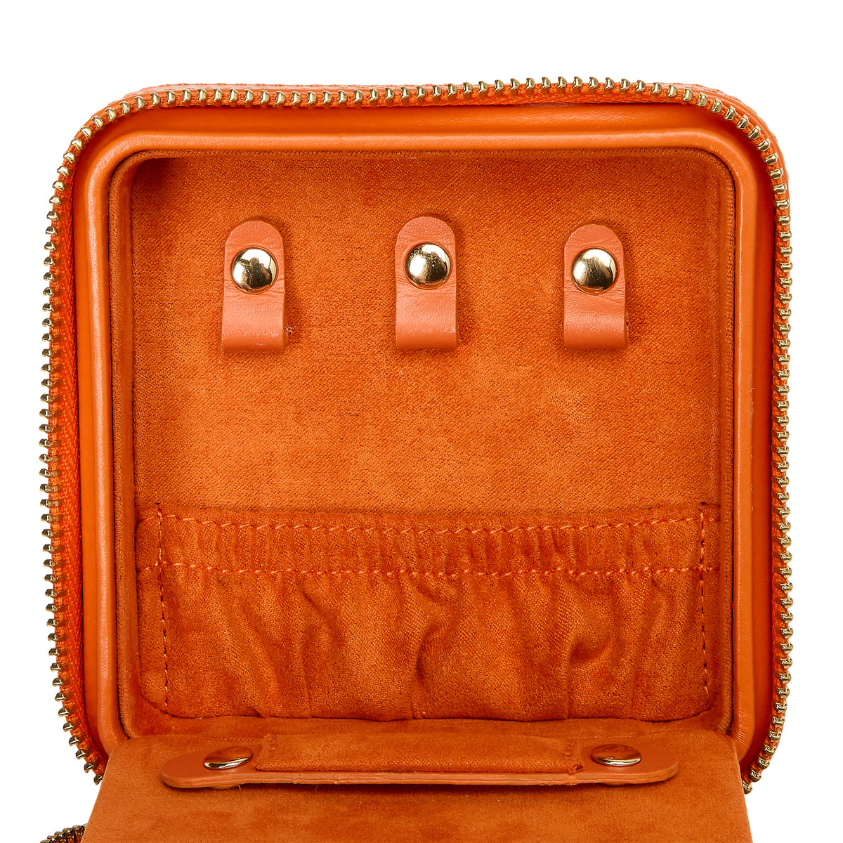 WOLF Maria Tangerine Small Zip Case - Michael Jones Jeweller
