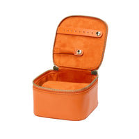 WOLF Maria Tangerine Zip Jewellery Cube - Michael Jones Jeweller