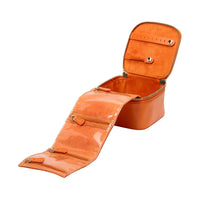 WOLF Maria Tangerine Zip Jewellery Cube - Michael Jones Jeweller