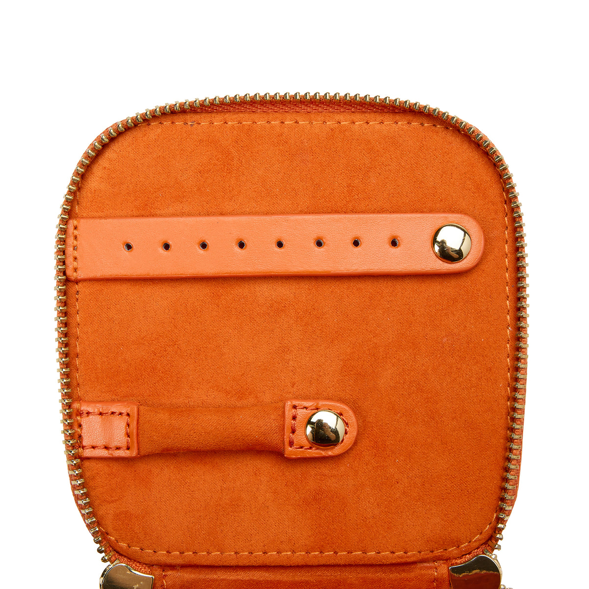 WOLF Maria Tangerine Zip Jewellery Cube - Michael Jones Jeweller