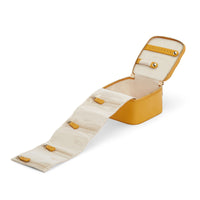 Wolf Maria Mustard Zip Jewellery Cube - Michael Jones Jeweller