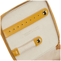 Wolf Maria Mustard Zip Jewellery Cube - Michael Jones Jeweller