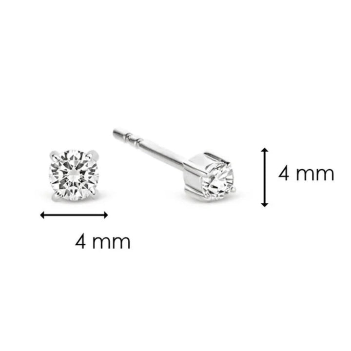 Ti Sento Cubic Zirconia Stud Earrings 7790ZI