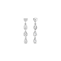 Ti Sento Cubic Zirconia Multi Shape Drop Earrings 78003ZI
