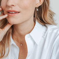 Ti Sento Yellow Gold Plated Cubic Zirconia Drop Earrings 78009ZY