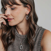 Ti Sento Yellow Gold Plated Cubic Zirconia Open Teardrop Drop Earrings 78039ZY