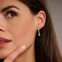 Ti Sento Yellow Gold Plated Cubic Zirconia Drop Earrings 78074ZY