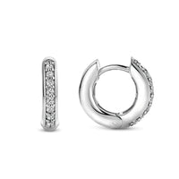 Ti Sento Silver Cubic Zirconia Huggy Earrings 7811ZI - Michael Jones Jeweller