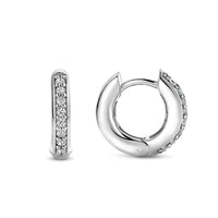 Ti Sento Silver Cubic Zirconia Huggy Earrings 7811ZI