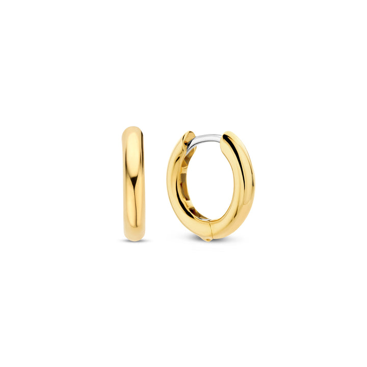 Ti Sento Yellow Gold Plated Small Hoop Earrings 7812YS