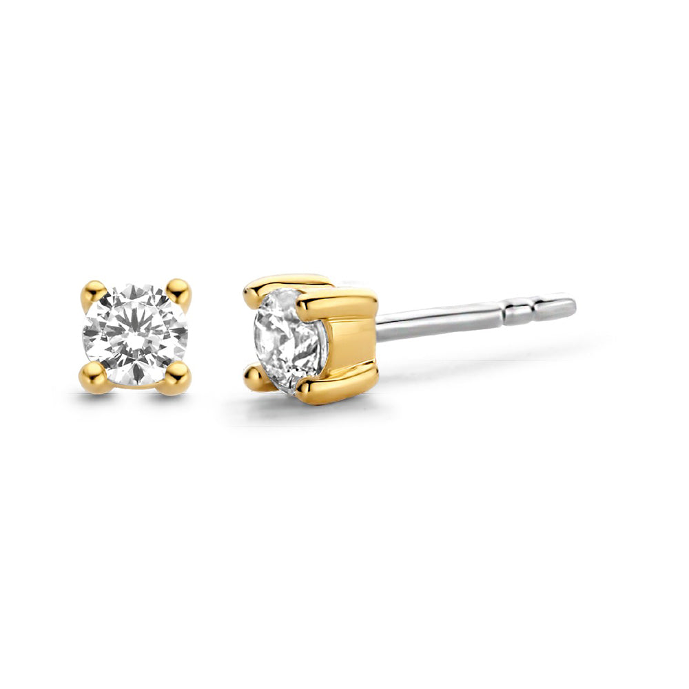 Ti Sento Cubic Zirconia Stud Earrings