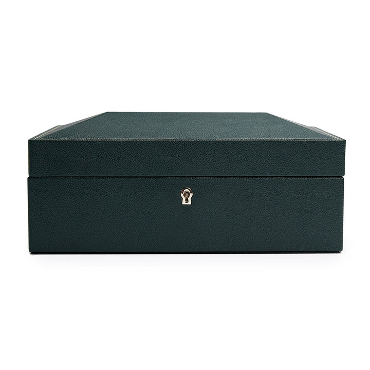 Wolf British Racing Green 8 Piece Watch Box
