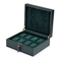 Wolf British Racing Green 8 Piece Watch Box