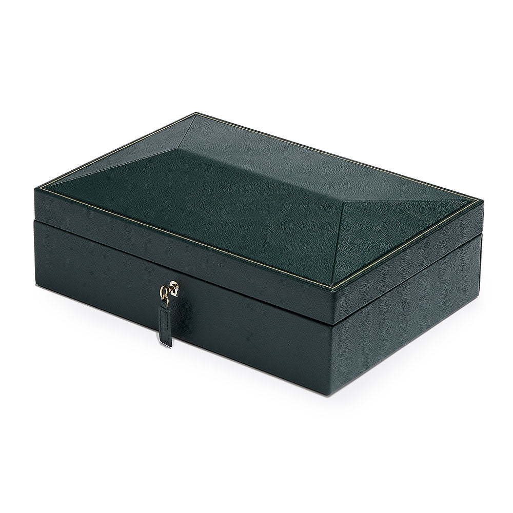Wolf British Racing Green 8 Piece Watch Box