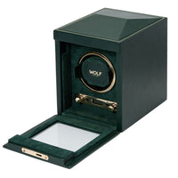 Wolf British Racing Green Single Watch Winder - Michael Jones Jeweller