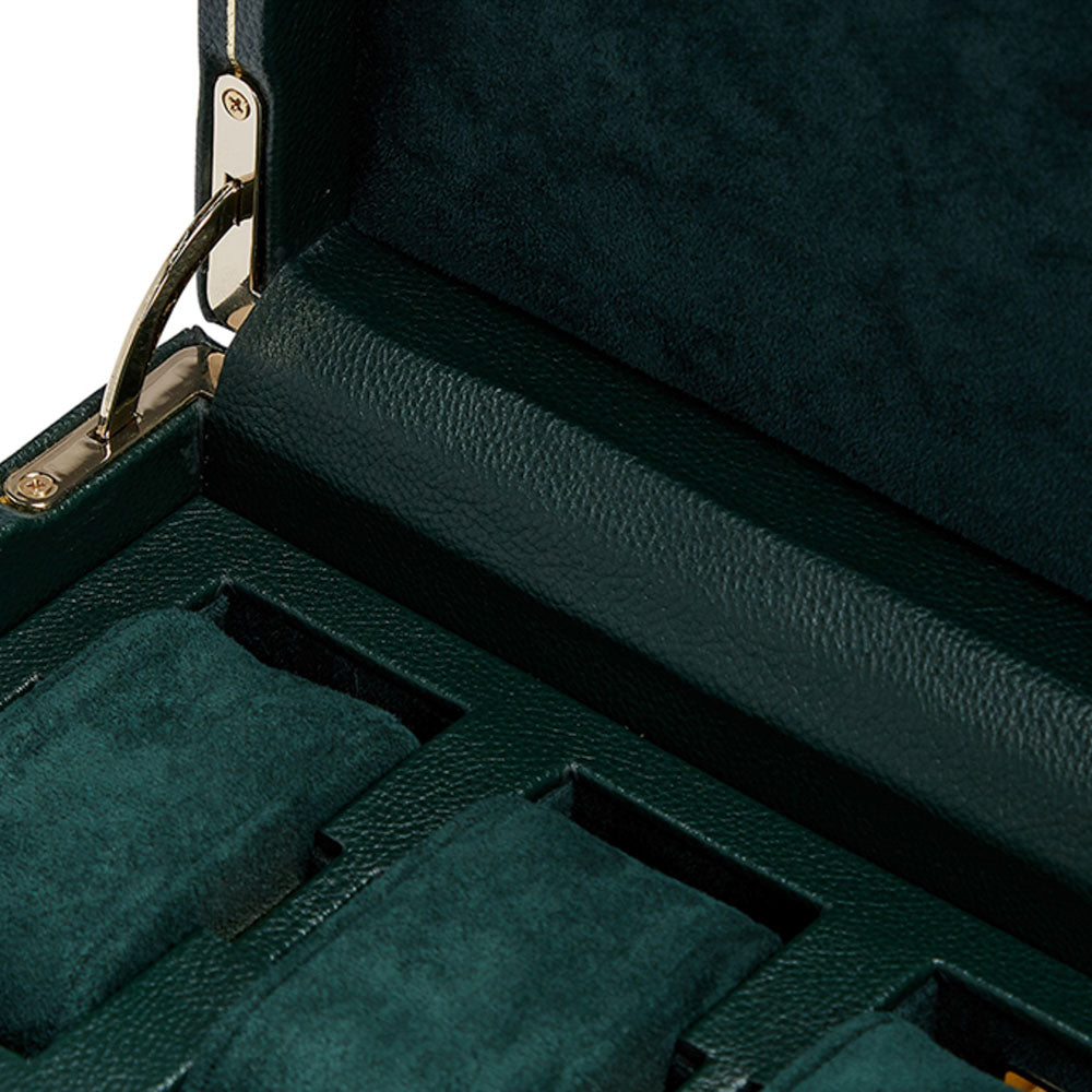 Wolf British Racing Green 15 Piece Watch Box - Michael Jones Jeweller