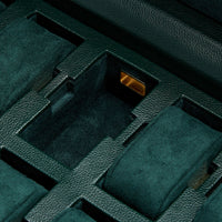 Wolf British Racing Green 15 Piece Watch Box - Michael Jones Jeweller