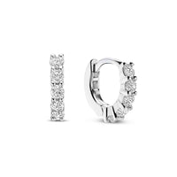 Ti Sento Cubic Zirconia Mini 10mm Huggy Hoop Earrings - Michael Jones Jeweller