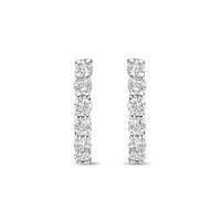 Ti Sento Cubic Zirconia Small 12mm Huggy Hoop Earrings