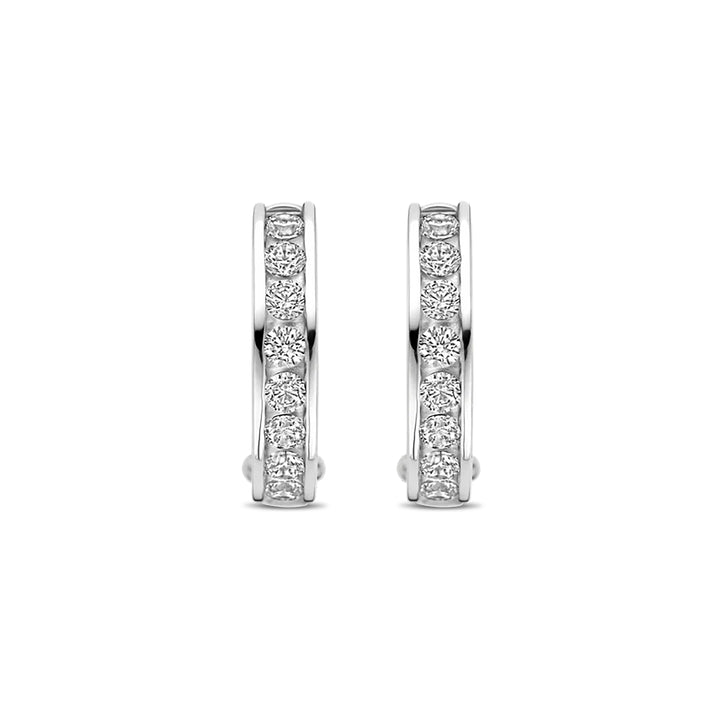 Ti Sento Cubic Zirconia Hoop Earrings - Michael Jones Jeweller