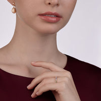 Fabergé Love by Fabergé Rose Gold Rainbow Multicoloured Gemstone Set Fluted Eternity Ring