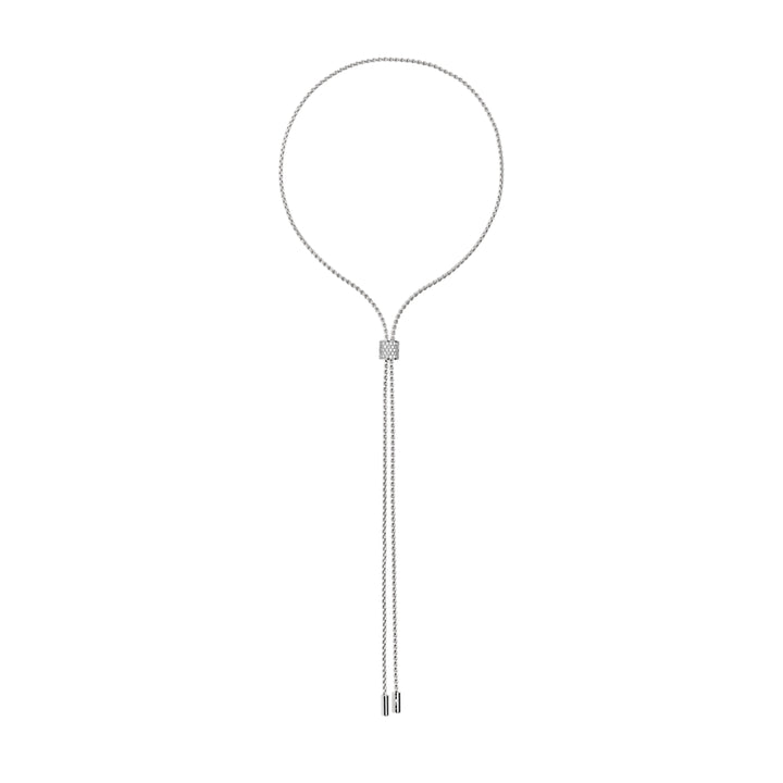 FOPE Aria 18ct White Gold 0.48ct Diamond Set Lariat Necklace 70cm