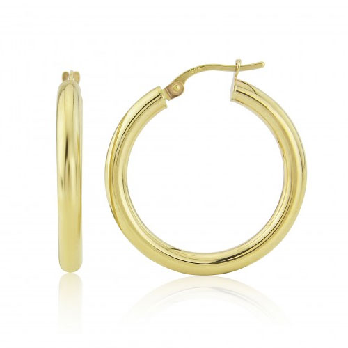 9ct Yellow Gold Hoop Earrings - Michael Jones Jeweller