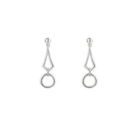 Amore Hoola Hoop Drop Earrings