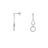 Amore Hoola Hoop Drop Earrings