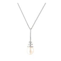 Amore Pure Freshwater Pearl Silver Necklace - Michael Jones Jeweller