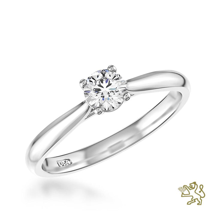 Darcy Solitaire 0.31ct E VS2 Diamond Platinum Ring