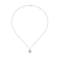 Amore Luna Cubic Zirconia Silver Necklace - Michael Jones Jeweller