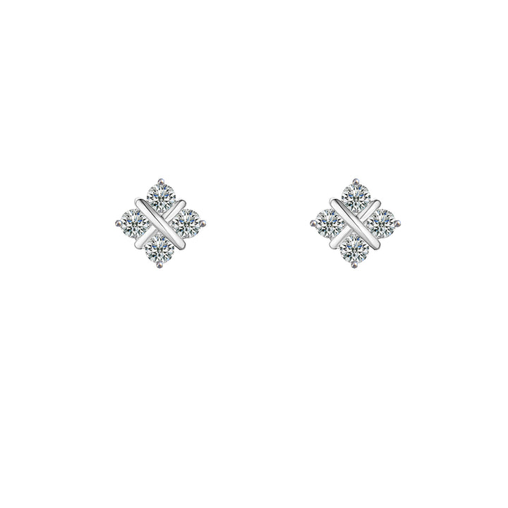 Amore Silver Serenity Cubic Zirconia Earrings