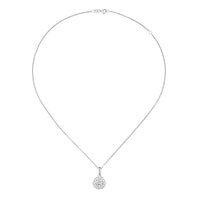 Amore Cool Cubic Zirconia Cluster Necklace - Michael Jones Jeweller