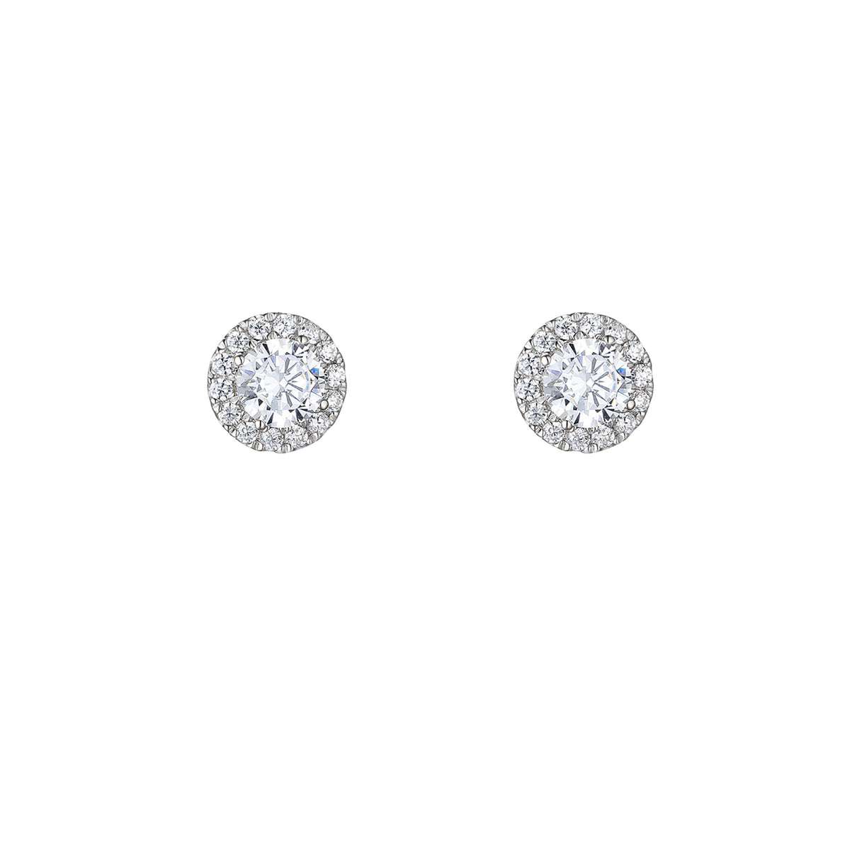Amore Crown of Light Cubic Zirconia Earrings - Michael Jones Jeweller
