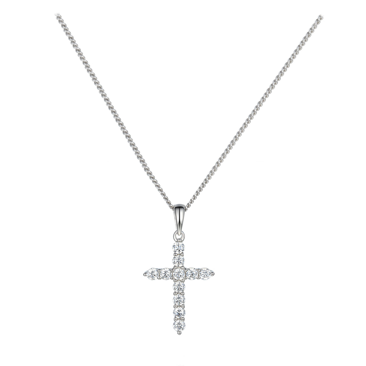Amore Divine Cross Necklace - Michael Jones Jeweller
