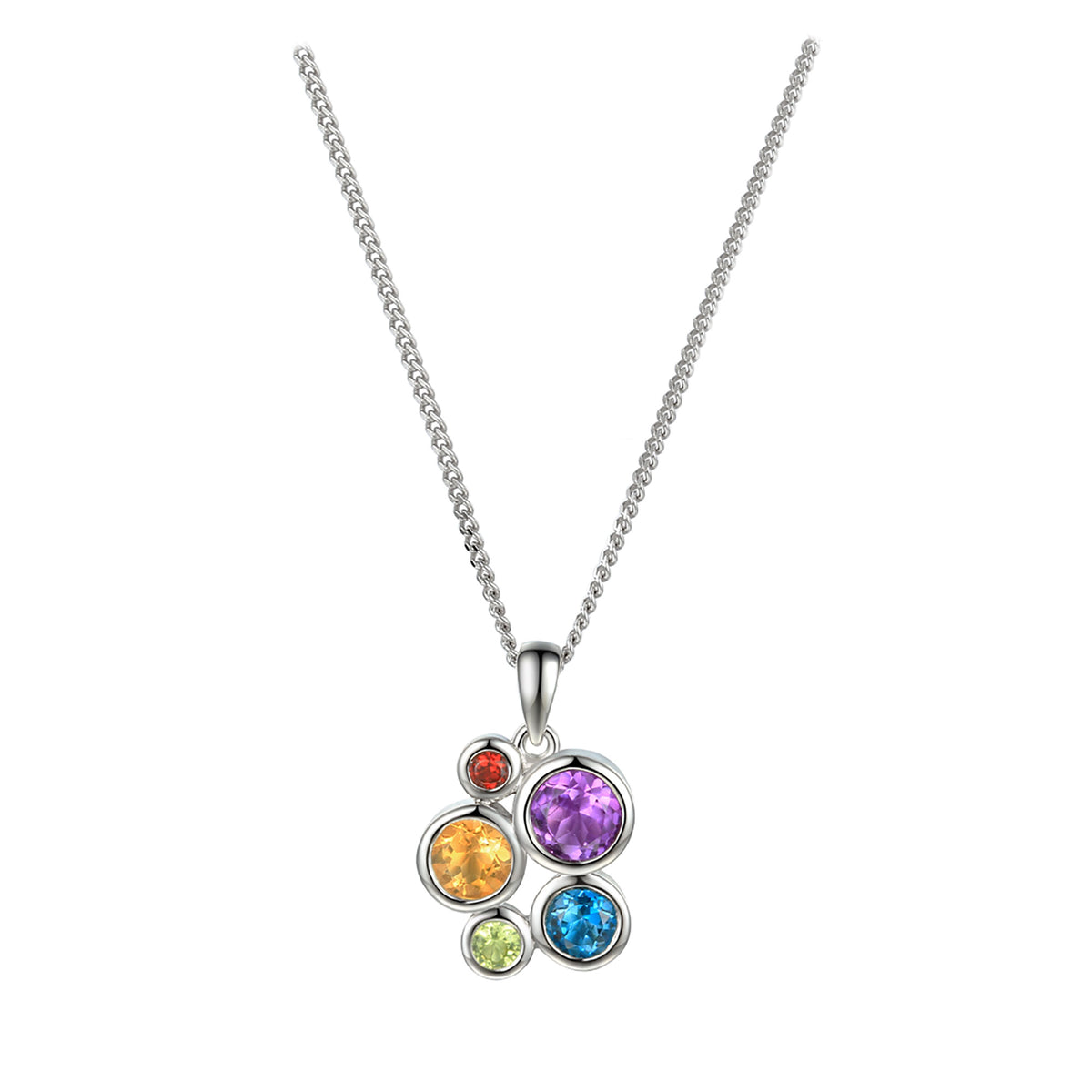 Amore Fantasia Symphony Silver Necklace - Michael Jones Jeweller