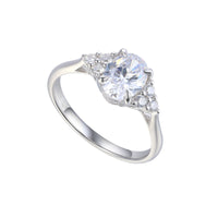 Amore Elation Cubic Zirconia Silver Ring - Michael Jones Jeweller