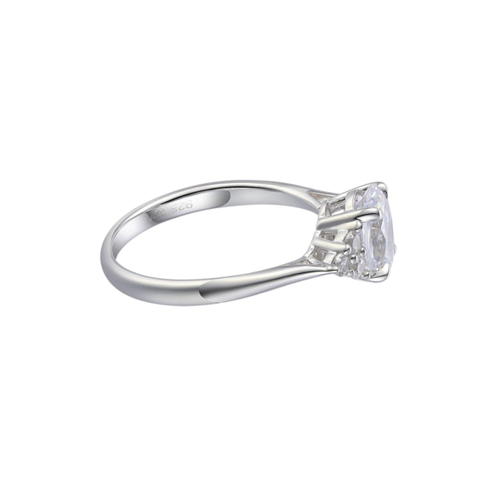 Amore Elation Cubic Zirconia Silver Ring - Michael Jones Jeweller
