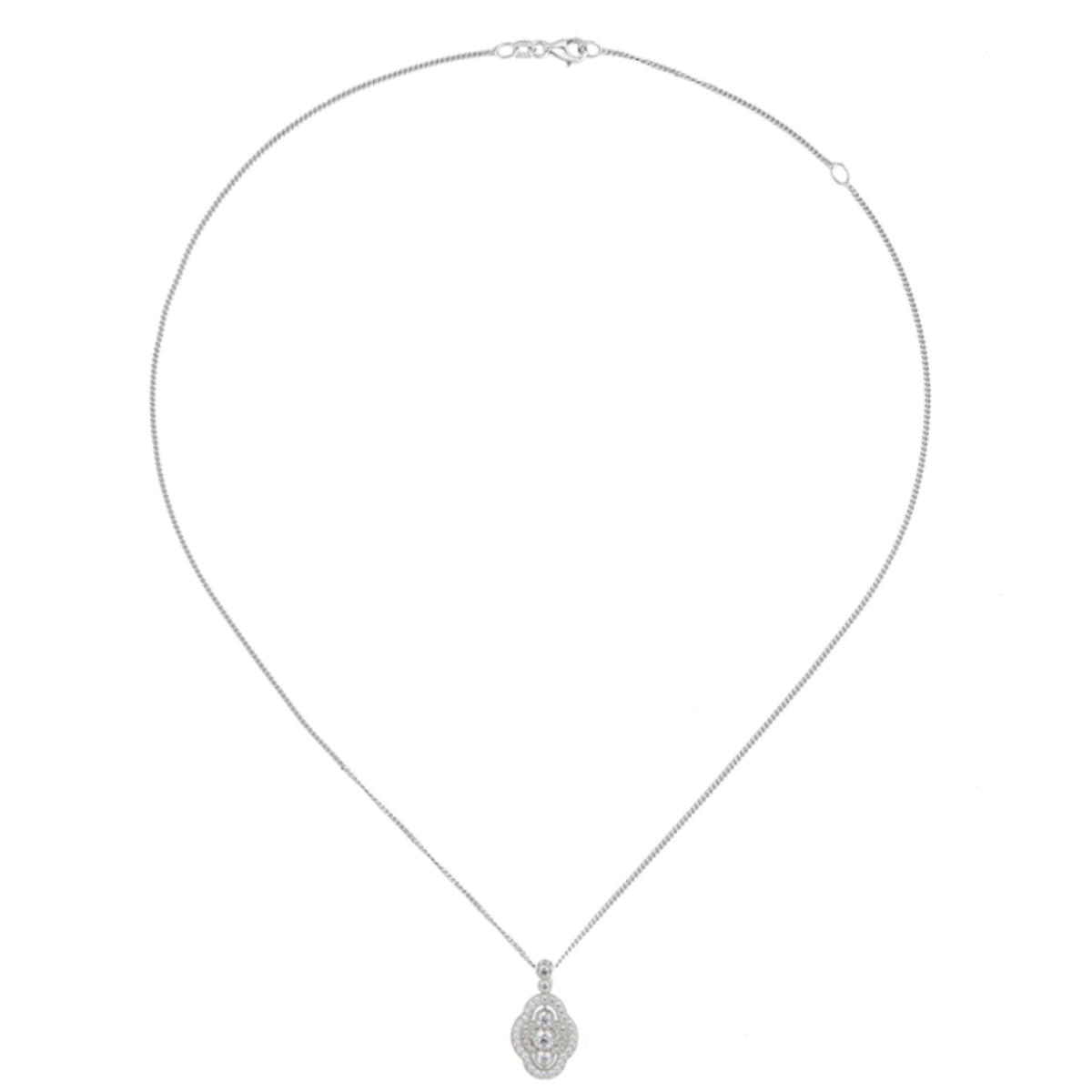 Amore Revival CZ Silver Pendant - Michael Jones Jeweller