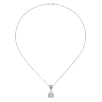 Amore Droplet CZ Silver Pendant - Michael Jones Jeweller