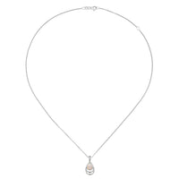 Amore Dualistic Opal Silver Pendant