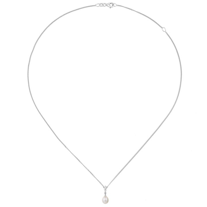 Amore Helios Freshwater Pearl Silver Pendant - Michael Jones Jeweller