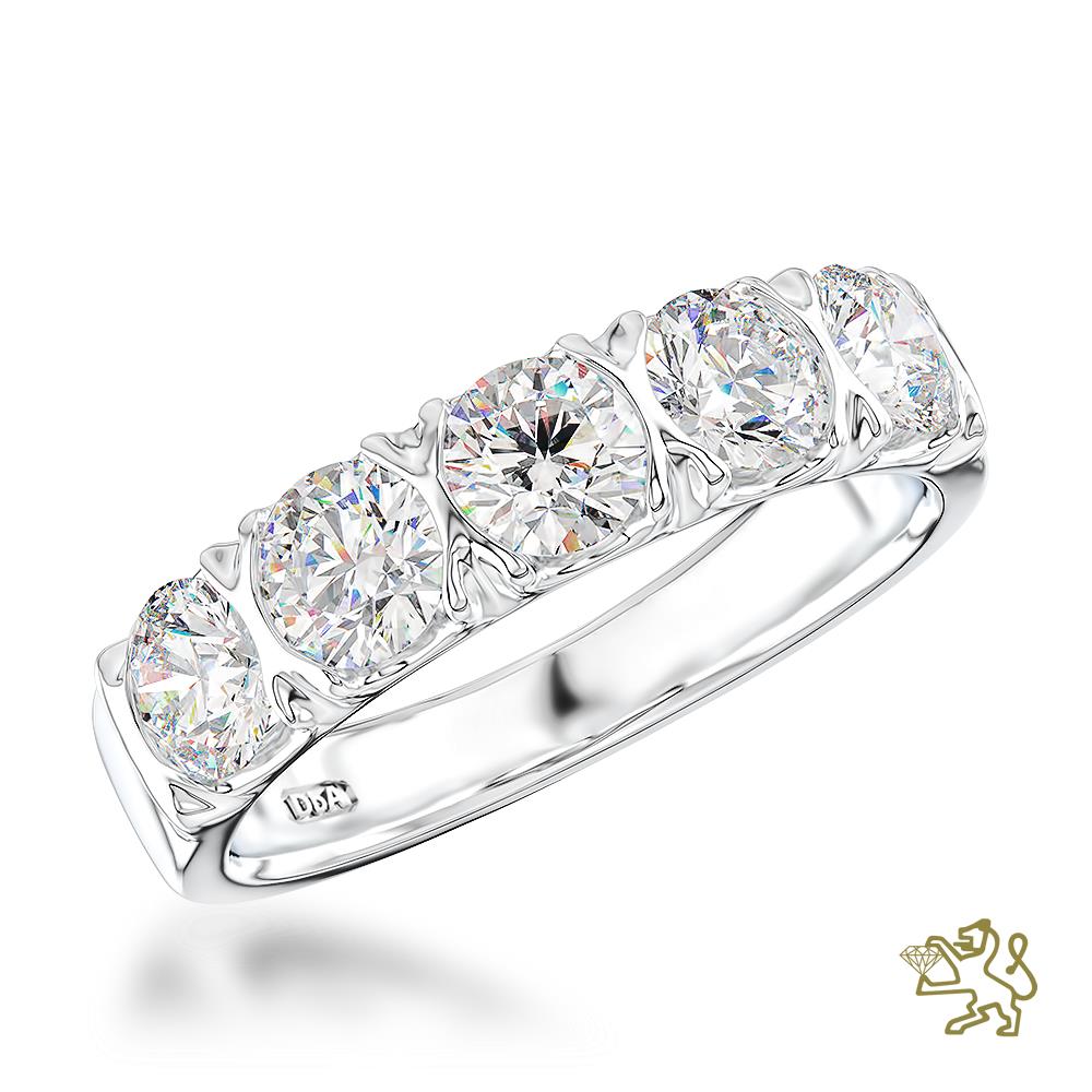 Affinity Bridal 1.30ct Diamond Platinum Ring - Michael Jones Jeweller